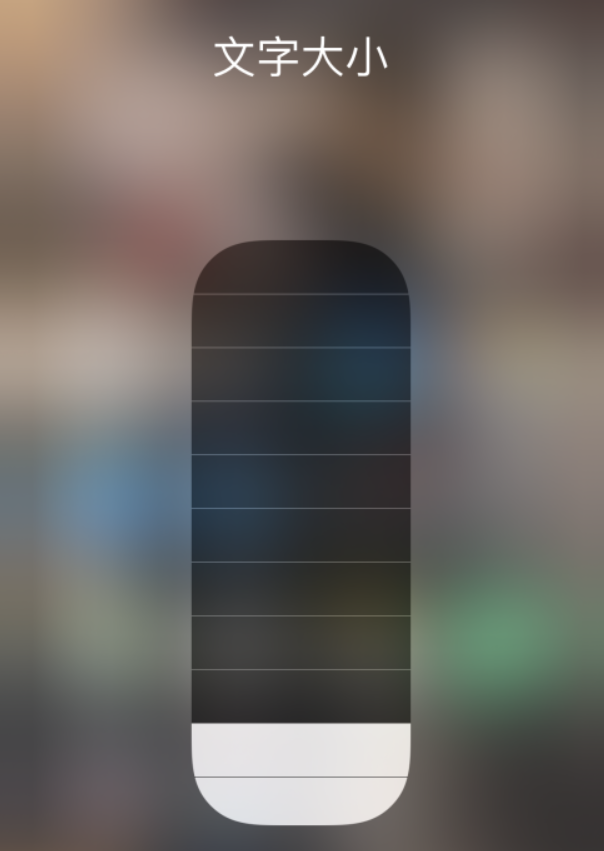 瓦房店苹果手机维修分享小技巧：在 iPhone 控制中心快速调节字体大小 